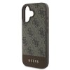 Guess GUHCP16MG4GLBR iPhone 16 Plus 6.7brązowy/brown hardcase 4G Bottom Stripe